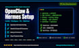 install, configure and fix openclaw hermes agent ai setup on your machine