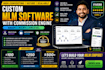 build custom MLM website and software with commission system
