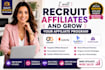 recruit quality affiliate and grow your affiliate program