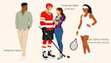 create 2d character illustrations