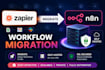 migrate zapier to n8n with self hosted vps and SSL