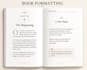 do book formatting and layout design for print and kindle