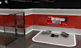 design a 3d news studio, TV broadcast set, virtual studio, and talk show stage
