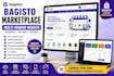 build bagisto multi vendor marketplace website
