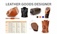 create leather goods tech pack bag purse designer belt tech pack designer