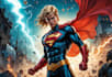 make amazing marvel style superhero art