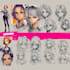 create full anime character sheet