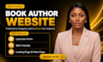 book author website author website, ebook website author ebook landing page