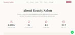 design a responsive salon and spa website