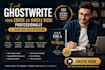 ghostwrite your ebook or kindle book professionally from your ideas or outline