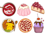 create high quality custom food illustrations