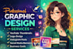 design eye catching youtube thumbnails