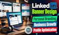 design a professional linkedin banner for personal branding
