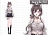 design and rig cute live2d vtuber model, 2d vtuber rigging, anime style