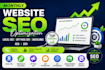 optimize monthly website SEO local off page backlinks aeo GEO