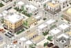 design 3d isometric city masterplan,urban planning layout,illustrated map render