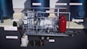 create 3d industrial cip system tank cleaning animation video