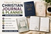 do journal design, christian prayer journal, daily devotional journal planner