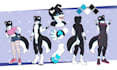 draw furry nsfw anthro character ref sheets and illustrations