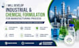 develop industrial and chemical formulation for manufacturing process