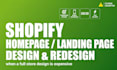 do homepage design for creative shopify store design and development