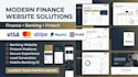 professional finance website, banking website, secure online banking website