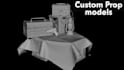 create custom 3d prop models in maya