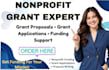 write nonprofit grant proposal and grant application for funding