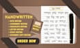 do beautiful handwriting in english, arabic, and bangla