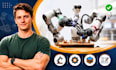 robotics cad, robotic arm modeling, automation machine, robot enclosure cad