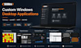 build a custom csharp dotnet wpf desktop application