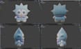 model 3d cartoon character 3d stylized character 3d character modeling chibi toy