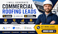generate commercial roofing leads plumbing google ads contractor crm automation
