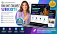 build a squarespace online course website with member area and payments method