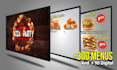 make a digital menu board