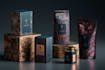create modern product packaging design with dieline