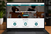 create a responsive HTML CSS landing page