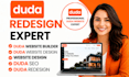 design, redesign modify website using duda builder