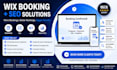 build wix booking calendar wix online programs setup wix seo analytics website