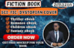 do sci fic dystopian book cover for book marketing