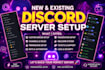 create design your custom discord server with bots and automation discord server