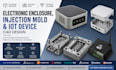 design electronic enclosure, injection mold and iot device cad model