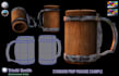 3d model and texture props