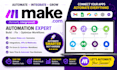 make com, made com, setup make com automation, make automation, make expert
