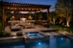 design 3d backyard landscape, patio, pergola and outdoor living space