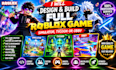 develop your full roblox game, roblox simulator, tycoon, or tower defense game