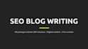 write SEO optimised blog posts