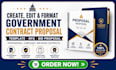 design format edit proposal template business proposal word template pandadoc
