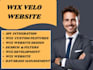 develop wix velo website ,wix velo code, wix velo web app