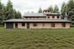 design functional 2d floor plan, traditional barn house render, exterior visuals